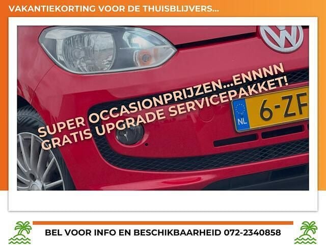Rood Gebruikt 2013 VW up! high up! Hatchback | € 5.425 (Goede deal) - Afbeelding 1/4