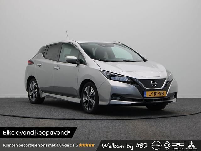 Grijs Gebruikt 2021 Nissan Leaf N-Connecta Hatchback | € 14.945 (Eerlijke prijs) - Afbeelding 1/3