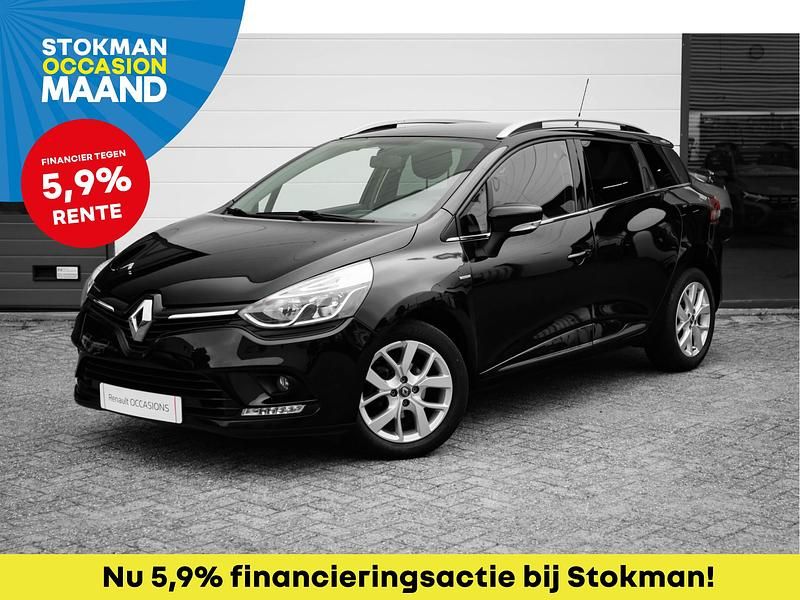 Zwart Gebruikt 2020 Renault Clio GrandTour LIMITED Stationwagen | € 14.400 (Duur) - Afbeelding 1/3