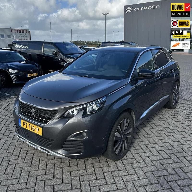 Grijs Gebruikt 2017 Peugeot 3008 GT-line SUV | € 12.950 (Goede deal) - Afbeelding 1/4