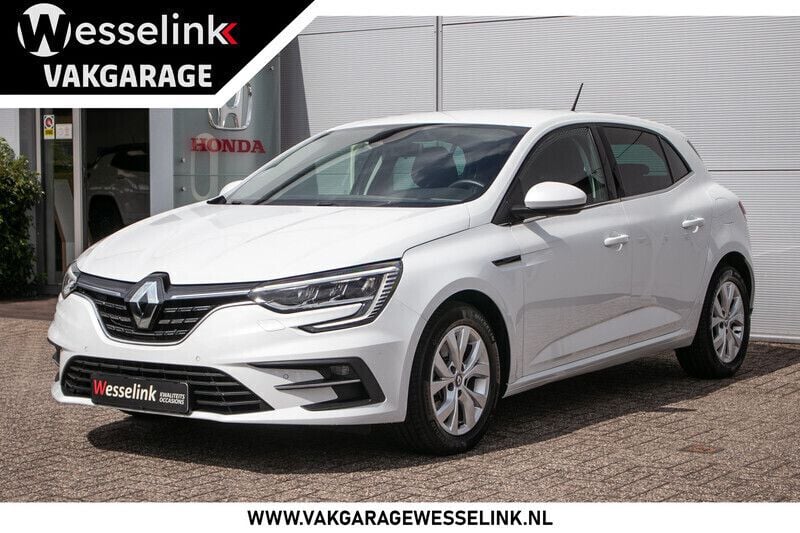 Wit Gebruikt 2021 Renault Mégane IV Zen Hatchback | € 19.450 (Eerlijke prijs) - Afbeelding 1/4