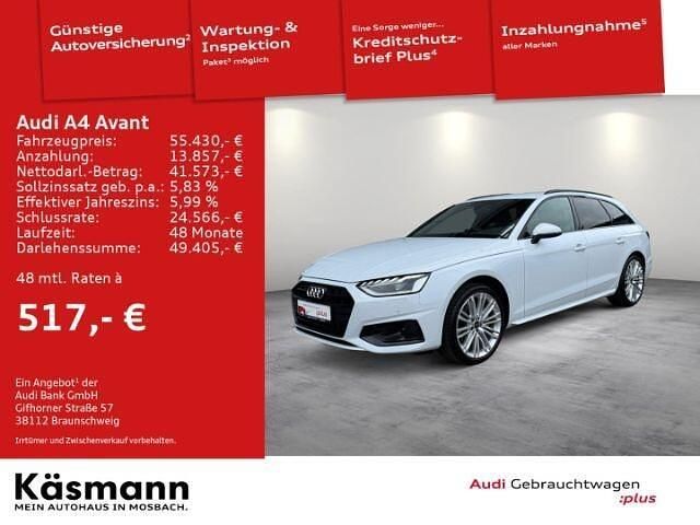 Wit Gebruikt 2024 Audi A4 Advanced Plus Stationwagen | € 46.832 (Iets duurder) - Afbeelding 1/4