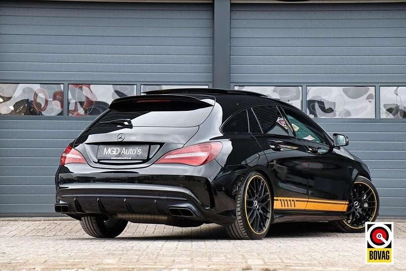 Occasion Mercedes CLA45 AMG Shooting Brake AMG 381 PK (280 kW) 2018 Zwart Stationwagen