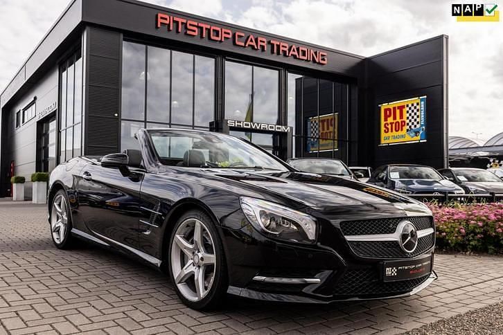 Occasion Mercedes SL350 AMG 306 PK (225 kW) 2012 Zwart Cabriolet