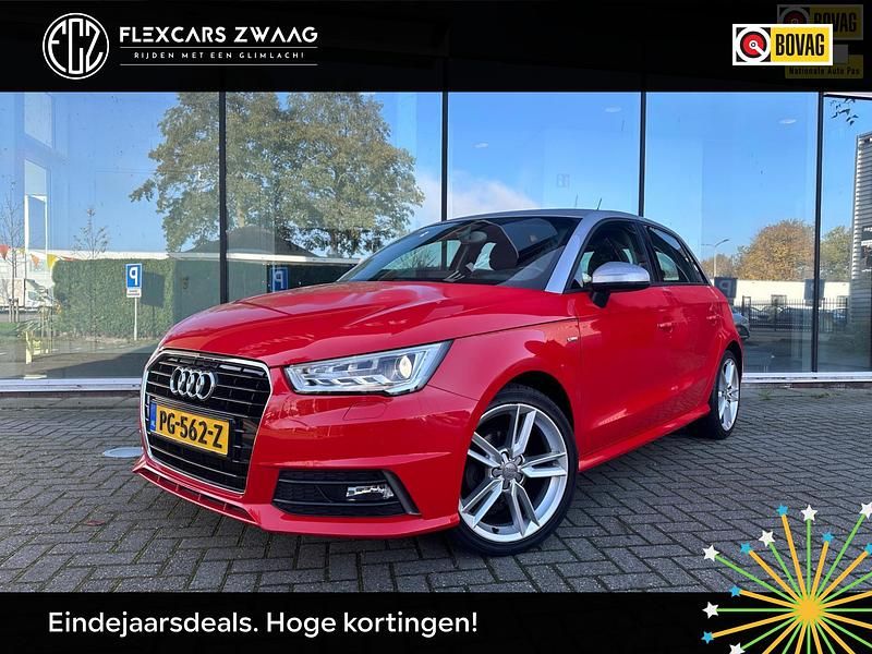 Rood Gebruikt 2017 Audi A1 Sportback S-Line Hatchback | € 14.990 (Eerlijke prijs) - Afbeelding 1/4
