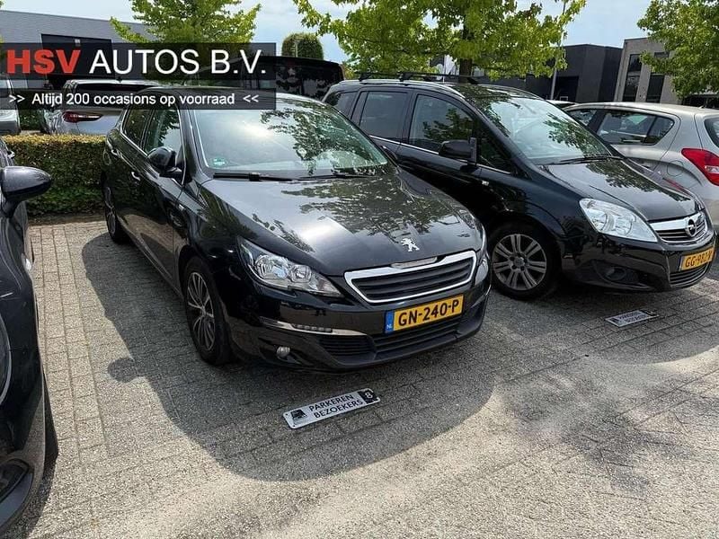 Zwart Gebruikt 2015 Peugeot 308 Style Hatchback | € 6.750 (Goede deal) - Afbeelding 1/3