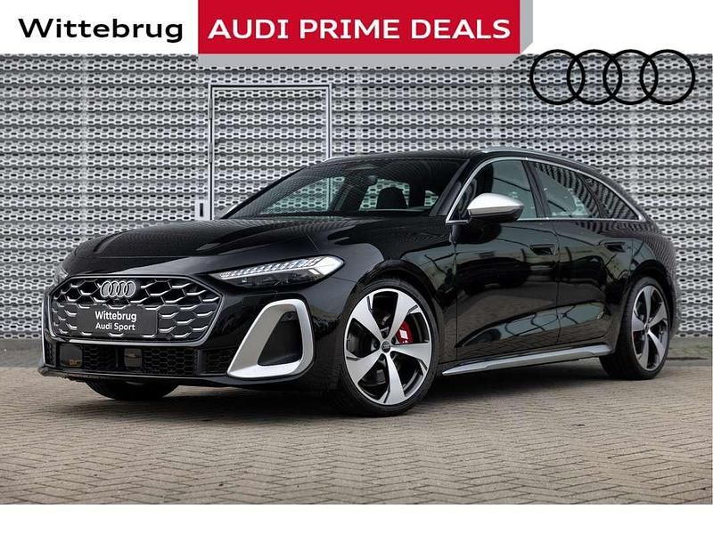 Zwart Nieuw 2025 Audi S5 S-Line Stationwagen | € 100.075 (Super prijs) - Afbeelding 1/4