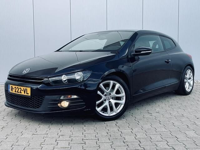 Zwart Gebruikt 2009 VW Scirocco Sportline Coupé | € 6.499 (Eerlijke prijs) - Afbeelding 1/4