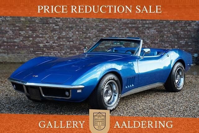 Blauw Gebruikt 1968 Corvette C3 Cabriolet | € 47.500 - Afbeelding 1/4