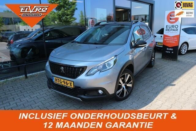 Grijs Gebruikt 2019 Peugeot 2008 GT-line SUV | € 15.450 (Eerlijke prijs) - Afbeelding 1/4
