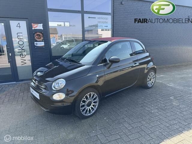 Zwart Gebruikt 2018 Fiat 500C Pop Star Cabriolet | € 12.450 (Iets duurder) - Afbeelding 1/4