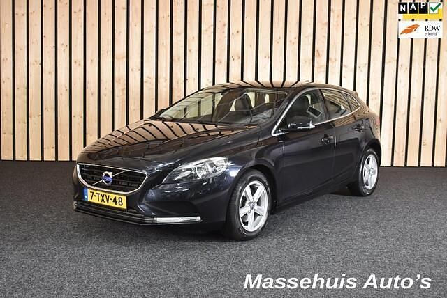 Zwart Gebruikt 2014 Volvo V40 Summum Stationwagen | € 12.900 (Eerlijke prijs) - Afbeelding 1/4