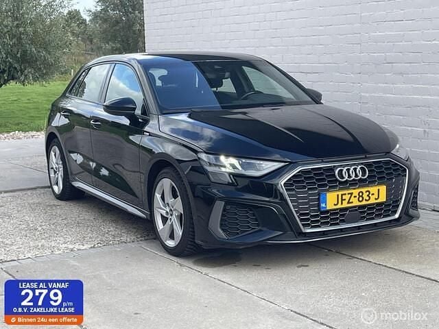 Occasion Audi A3 Sportback S-Line 110 PK (80 kW) 2021 Zwart Hatchback