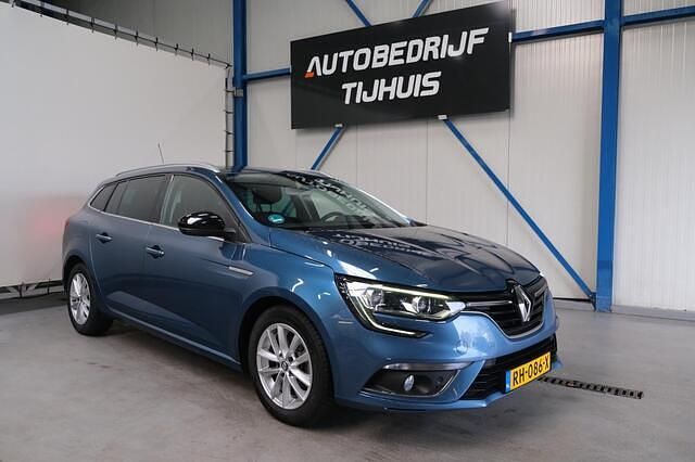 Blauw (metallic) Occasion 2017 Renault Mégane GrandTour LIMITED Stationwagen | € 6.750 (Eerlijke prijs) - Afbeelding 1/4