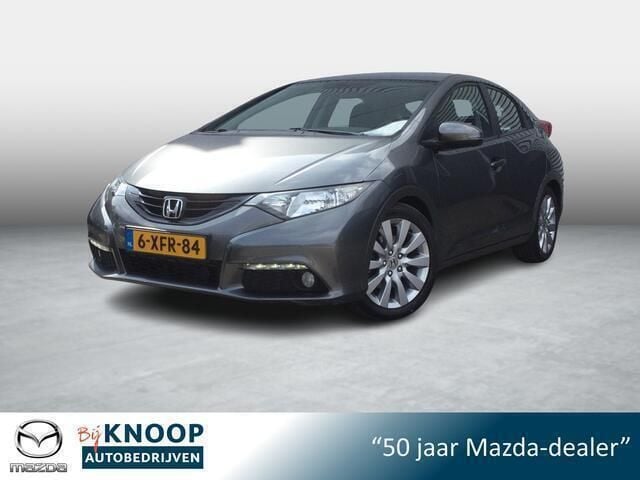 Grijs Gebruikt 2013 Honda Civic Sport Hatchback | € 11.900 (Eerlijke prijs) - Afbeelding 1/4