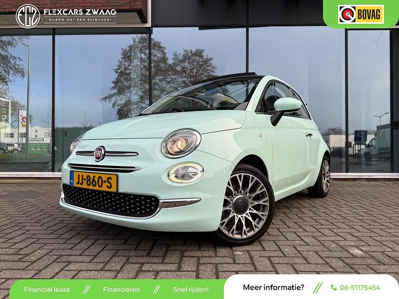 Groen Occasion 2016 Fiat 500C Lounge Cabriolet | € 11.890 (Iets duurder) - Afbeelding 1/2