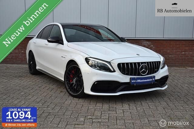 Wit Gebruikt 2019 Mercedes S63 AMG Premium Plus Sedan | € 68.250 (Eerlijke prijs) - Afbeelding 1/4