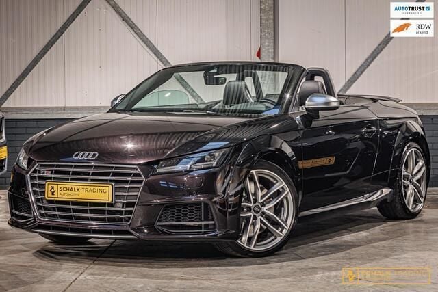 Occasion Audi TT Roadster S-Line 310 PK (228 kW) 2015 Zwart, metallic lak Cabriolet