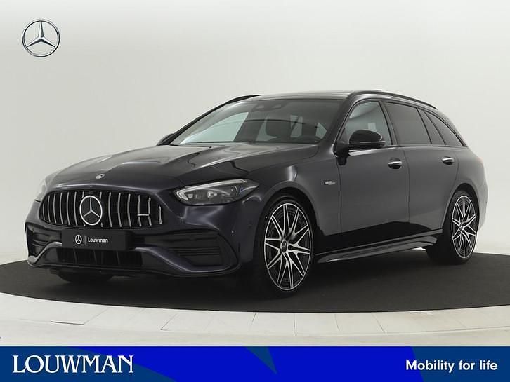 Blauw Nieuw 2025 Mercedes C43 AMG Premium Plus Stationwagen | € 125.349 - Afbeelding 1/4