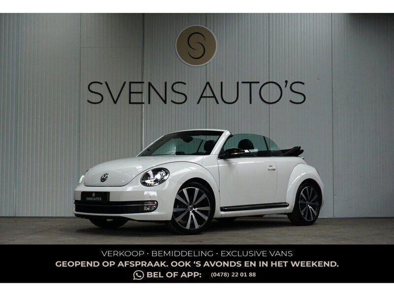 Wit Gebruikt 2013 VW Beetle Sport Cabriolet | € 17.995 (Eerlijke prijs) - Afbeelding 1/4