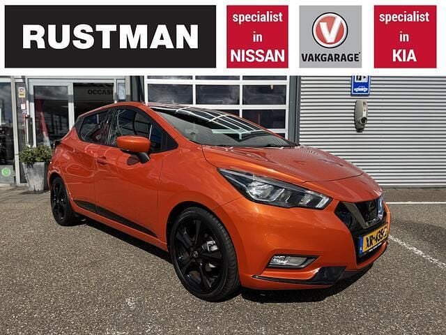 Oranje Gebruikt 2019 Nissan Micra Tekna Hatchback | € 12.950 (Eerlijke prijs) - Afbeelding 1/4