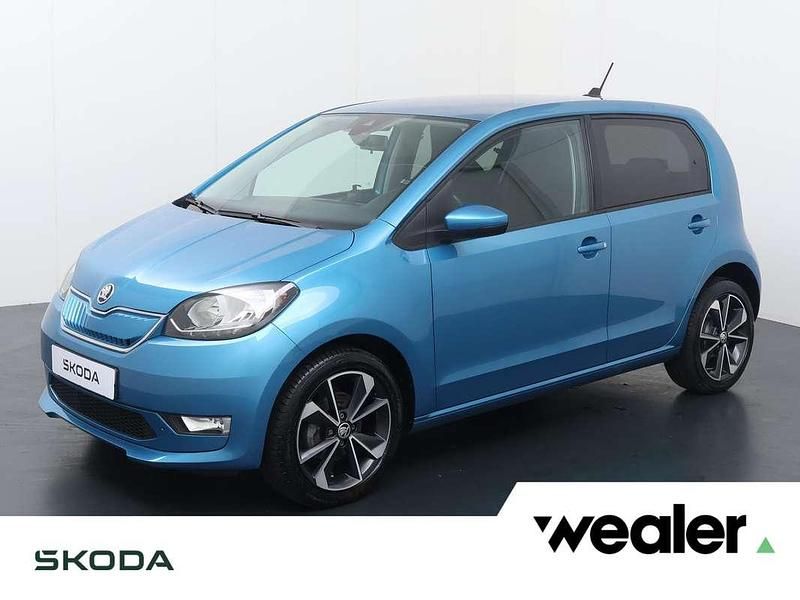 Blauw, metallic lak Gebruikt 2020 Skoda Citigo-e IV Style Hatchback | € 12.940 (Iets duurder) - Afbeelding 1/3