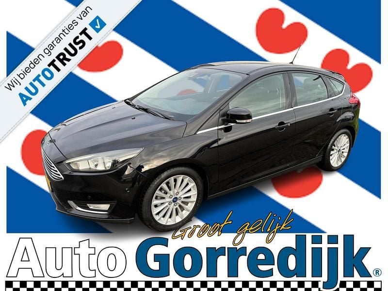 Zwart Occasion 2015 Ford Focus Titanium Hatchback | € 7.499 (Goede deal) - Afbeelding 1/4