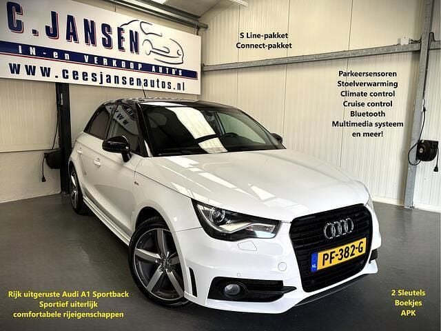 Wit Gebruikt 2014 Audi A1 Sportback Proline Hatchback | € 9.499 (Eerlijke prijs) - Afbeelding 1/4