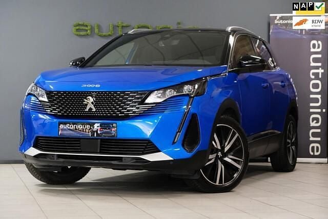 Blauw Gebruikt 2022 Peugeot 3008 Business-Line SUV | € 26.895 (Eerlijke prijs) - Afbeelding 1/4