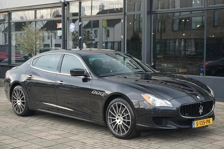 Zwart Occasion 2014 Maserati Quattroporte Sedan | € 27.980 (Eerlijke prijs) - Afbeelding 1/4
