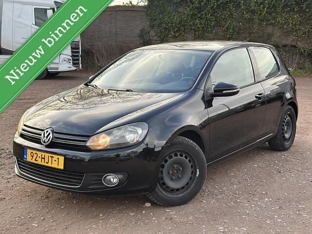 Zwart Gebruikt 2009 VW Golf VI Trendline Hatchback | € 2.750 (Super prijs) - Afbeelding 1/4