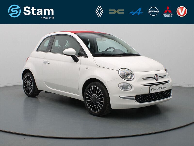 Wit Gebruikt 2018 Fiat 500C Lounge Cabriolet | € 11.790 (Eerlijke prijs) - Afbeelding 1/4