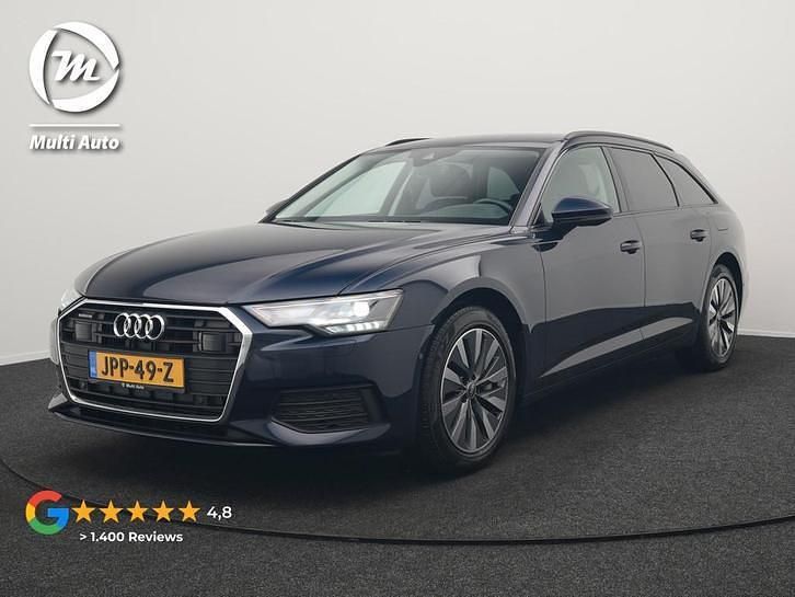 Blauw Occasion 2022 Audi A6 Advanced Stationwagen | € 38.440 (Super prijs) - Afbeelding 1/3