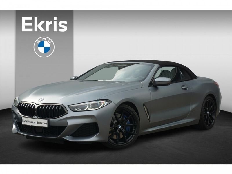 Frozen bluestone metallic (grijs metallic) Gebruikt 2020 BMW 840 Comfort Edition Coupé | € 72.950 (Duur) - Afbeelding 1/4