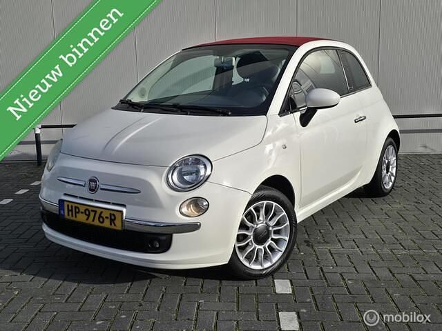 Wit Gebruikt 2010 Fiat 500C Pop Cabriolet | € 3.999 (Duur) - Afbeelding 1/4