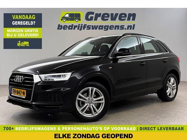 Zwart Occasion 2018 Audi Q3 S-Line SUV | € 27.400 (Super prijs) - Afbeelding 1/4