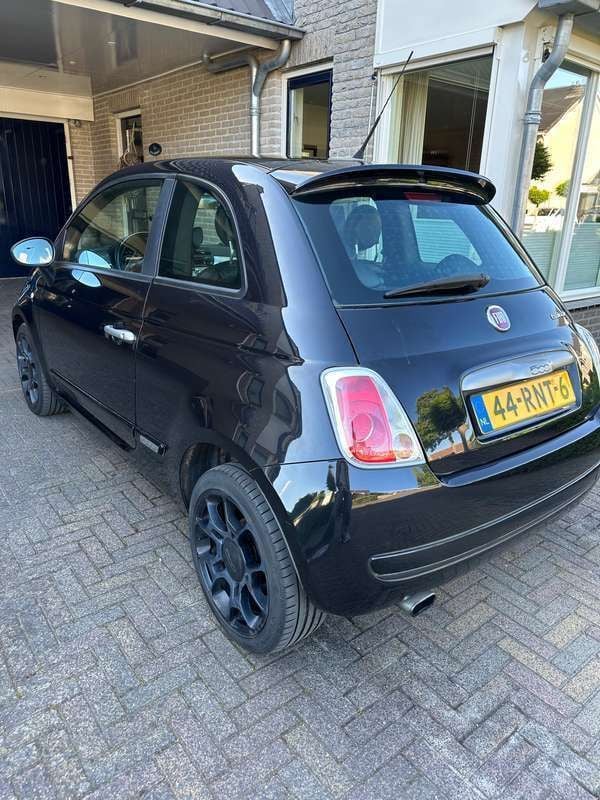 Zwart Gebruikt 2011 Fiat 500 Hatchback | € 5.800 (Eerlijke prijs) - Afbeelding 1/4