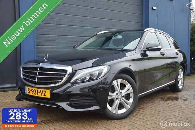 Zwart Gebruikt 2014 Mercedes C180 Stationwagen | € 17.499 (Eerlijke prijs) - Afbeelding 1/4