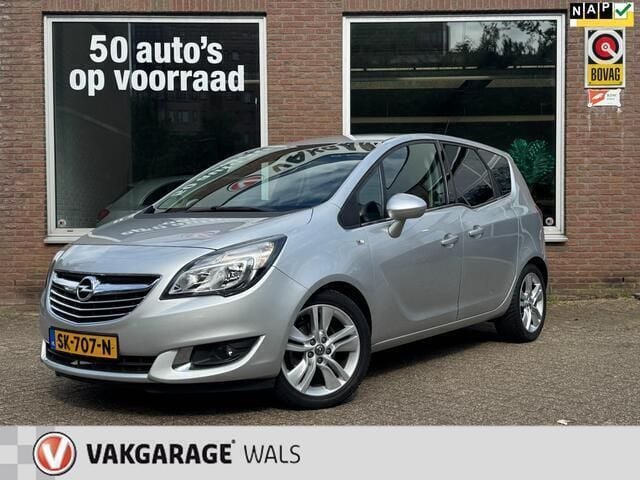 Grijs Gebruikt 2017 Opel Meriva MPV | € 10.950 (Eerlijke prijs) - Afbeelding 1/4