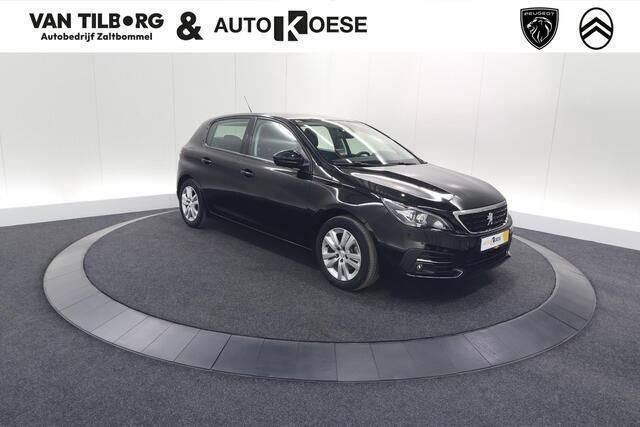 Zwart Gebruikt 2021 Peugeot 308 Active Hatchback | € 15.700 (Eerlijke prijs) - Afbeelding 1/4