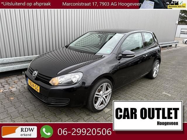 Zwart Gebruikt 2009 VW Golf VI Trendline Hatchback | € 3.950 (Eerlijke prijs) - Afbeelding 1/4