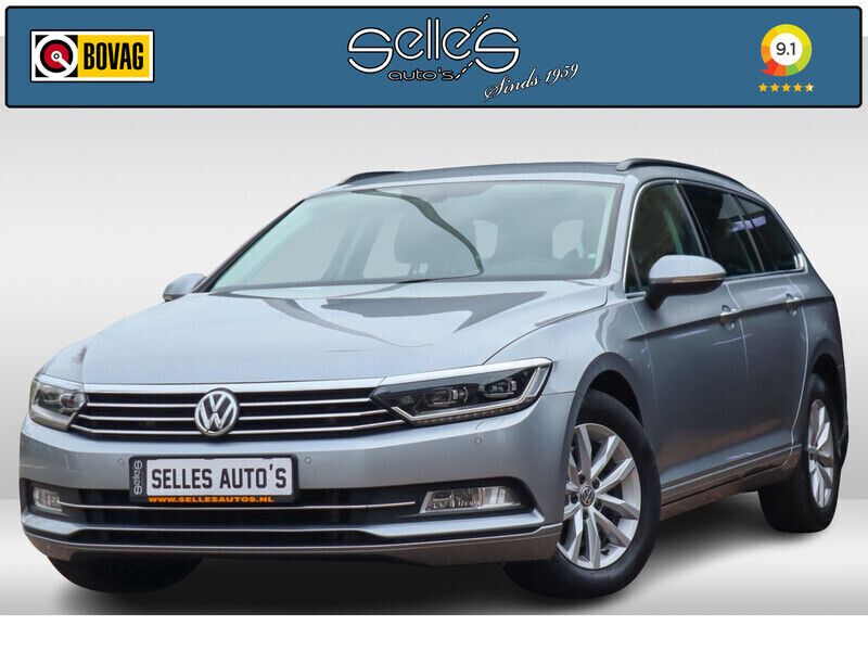 Grijs Gebruikt 2019 VW Passat Comfortline Stationwagen | € 19.840 (Eerlijke prijs) - Afbeelding 1/3