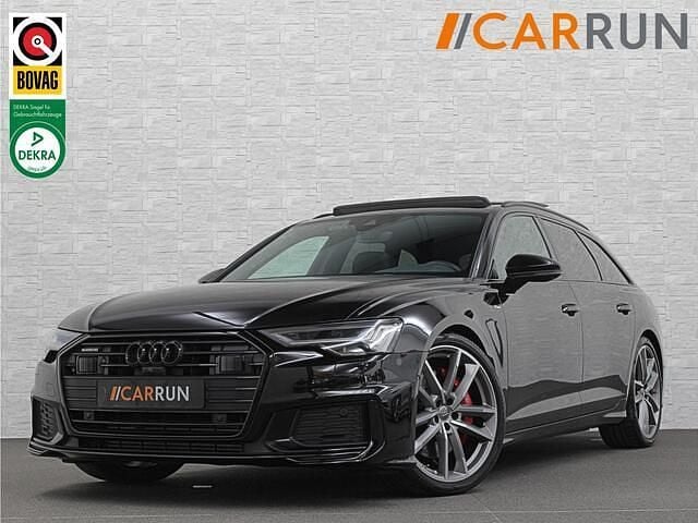 Zwart Gebruikt 2019 Audi A6 S-Line Stationwagen | € 47.650 (Iets duurder) - Afbeelding 1/4