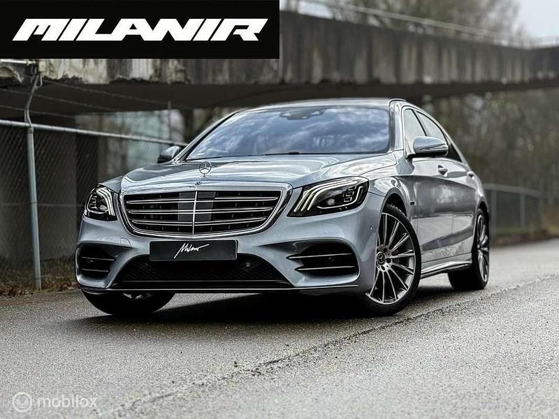 Grijs Gebruikt 2019 Mercedes S560 AMG line Sedan | € 42.500 (Super prijs) - Afbeelding 1/4