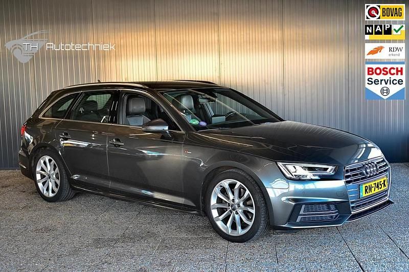 Grijs Gebruikt 2018 Audi A4 S-Line Stationwagen | € 24.950 (Iets duurder) - Afbeelding 1/4