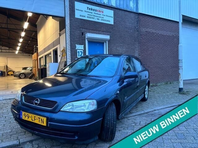 Blauw Gebruikt 2002 Opel Astra Njoy Hatchback | € 1.249 (Goede deal) - Afbeelding 1/4