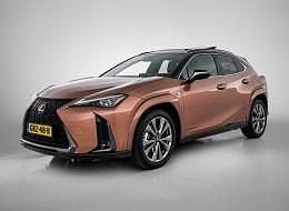 Bruin metallic Gebruikt 2024 Lexus UX 300e Sport Line SUV | € 58.950 - Afbeelding 1/4