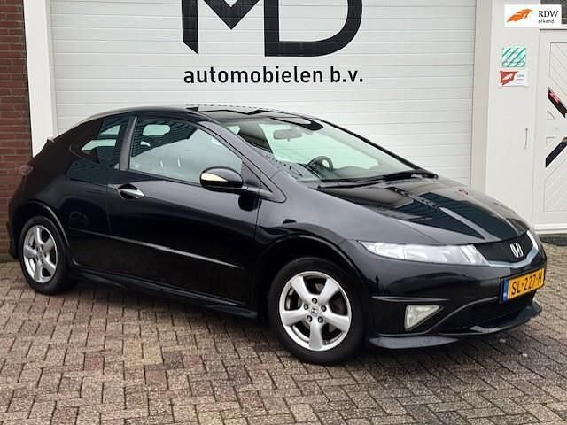 Zwart (metallic) Occasion 2009 Honda Civic Type S Hatchback | € 4.950 (Eerlijke prijs) - Afbeelding 1/4