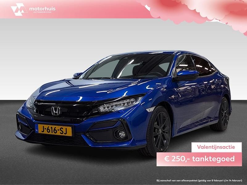 Blauw Occasion 2020 Honda Civic Hatchback | € 16.990 (Eerlijke prijs) - Afbeelding 1/4
