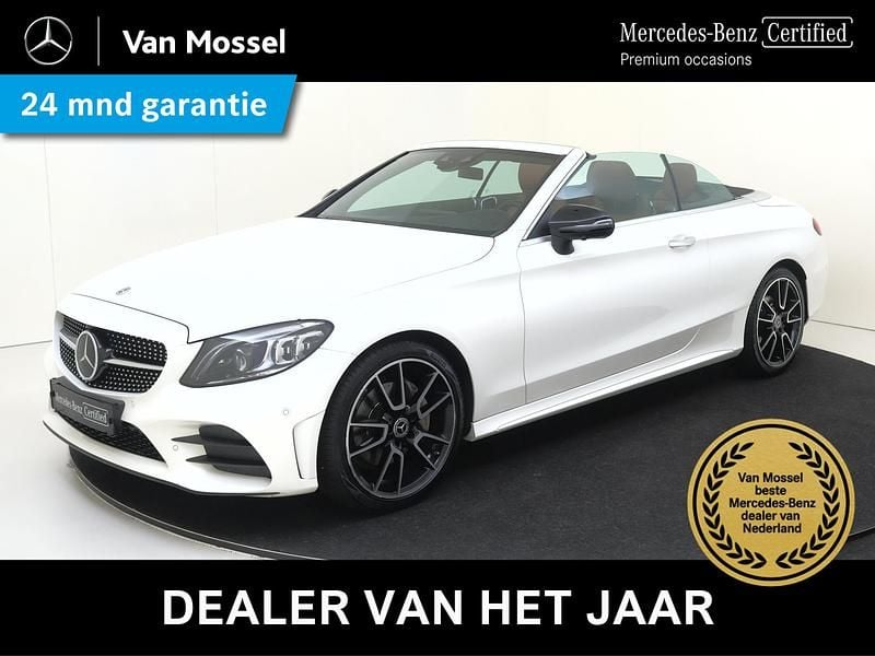 Wit Occasion 2020 Mercedes C180 Premium Plus Cabriolet | € 39.945 - Afbeelding 1/4